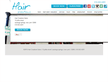 Tablet Screenshot of haircreationssalon.com